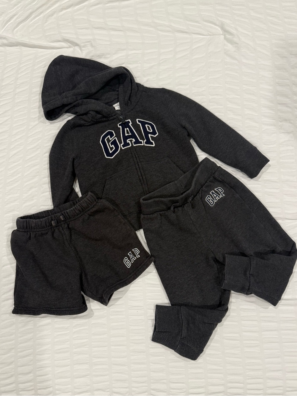 GAP Baby Charcoal Gray Knit Set